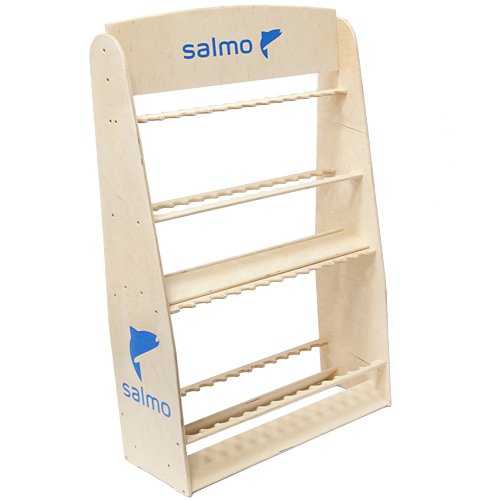 Стойка деревян. Salmo 2-х ярус. под удил. 58шт.