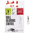 Вертлюги c застеж. и подш. LJ Pro Series BALL BEARING SWIVEL 004 3шт.