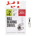 Вертлюги c застеж. и подш. LJ Pro Series BALL BEARING SWIVEL 006 3шт.