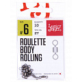 Вертлюги LJ Pro Series ROULETTE BODY ROLLING 006 10шт.