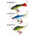 Балансиры Lucky John 3шт набор 3 MIX окуневый 2 с тройниками