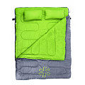 Мешок-одеяло спальный Norfin ALPINE COMFORT DOUBLE 250 GREEN