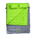 Мешок-одеяло спальный Norfin ALPINE COMFORT DOUBLE 250 GREEN