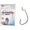 Крючки офсетные Gamakatsu Worm 314 HOOKS BLACK разм. 1/0 6шт.