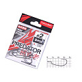 Крючки офсетные Lucky John PREDATOR сер. LJH345 разм.002 8шт.