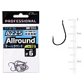 Крючки Cobra Pro ALLROUND сер.A225 разм.006 10шт.