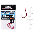 Крючки Cobra Pro ALLROUND сер.A226 разм.006 10шт.
