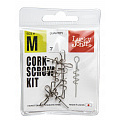 Спирали LJ Pro Series CORKSCROW KIT M для крепления силиконовых приманок 7шт.