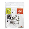 Спирали LJ Pro Series CORKSCROW KIT L для крепл. силикон. приманок 7шт.