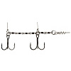 Оснастка стал. Lucky John STINGER POWER CHAIN 3,5 и 7,0см, оснащ. тройниками разм.03/0 и 02/0 1шт.