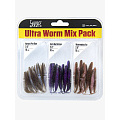 Слаги съедобные искусственные LJ Pro Series ULTRA WORM 2,0in (05.00)/MIX3 30шт.
