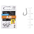 Крючки Cobra Allround AJI сер. CA112 разм.008 10шт.