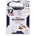 Крючки с поводком Cobra ALLROUND 70cm, 0,12mm, разм.12, 10шт.
