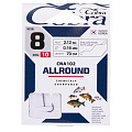 Крючки с поводком Cobra ALLROUND 70cm, 0,16mm, разм.8, 10шт.