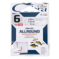 Крючки с поводком Cobra ALLROUND 70cm, 0,18mm, разм.6, 10шт.