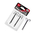 Крючки-двойники Lucky John PREDATOR сер. LJH122 разм.K002/0 4 шт.
