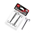 Крючки-двойники Lucky John PREDATOR сер. LJH122 разм.K003/0 4 шт.