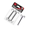 Крючки-двойники Lucky John PREDATOR сер. LJH122 разм.K004/0 4 шт.