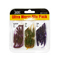 Слаги съедобные искусственные LJ Pro Series ULTRA WORM 1,4in (03.50)/MIX1 45шт.