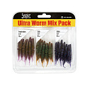 Слаги съедобные искусственные LJ Pro Series ULTRA WORM 2,0in (05.00)/MIX1 30шт.