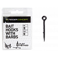 Шипы для бойлов/приманок Feeder Concept Flat Method BAIT HOOKS WITH BARBS р,002M 10шт.