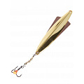 Блесна вертикальная зимняя Lucky John WING с цепочкой и тройником 064мм/10.0г GC блистер