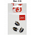 Груз-головки разборные Lucky John CLOVE SMALL 02.5г 3шт