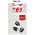 Груз-головки разборные Lucky John CLOVE SMALL 09.0г 3шт