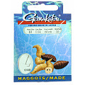 Крючки с поводком Gamakatsu Booklet MAGGOTS 1010B разм. 10-0.14мм 60см 10шт.