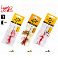 Блесны вращ. Lucky John SPIN X ROUND 02 5,0г CR/GR/SR 3шт. набор