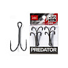 Крючки-двойники Lucky John PREDATOR сер. LJH121 разм.K003/0 4 шт.