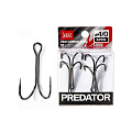 Крючки-двойники Lucky John PREDATOR сер. LJH121 разм.K004/0 4 шт.