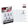 Крючки-тройники Lucky John PREDATOR сер. LJH234 разм.010 8 шт.