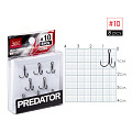 Крючки-тройники Lucky John PREDATOR сер. LJH234 разм.010 8 шт.