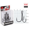 Крючки-тройники Lucky John PREDATOR сер. LJH234 разм.K03 5 шт.