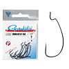 Крючки офсетные Gamakatsu Worm OFFSET EWG HOOKS BLACK разм. 02 6шт.