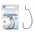 Крючки офсетные Gamakatsu Worm OFFSET EWG HOOKS BLACK разм. 3/0 5шт.