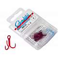 Крючки-тройники Gamakatsu 13R TREBLE HOOKS RED разм. 06 10шт.