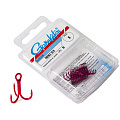 Крючки-тройники Gamakatsu 13R TREBLE HOOKS RED разм. 06 10шт.