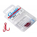Крючки-тройники Gamakatsu 13R TREBLE HOOKS RED разм. 12 10шт.