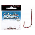 Крючки Gamakatsu LS-1040R NEW LABEL HOOKS RED разм. 14 16шт.