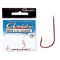 Крючки Gamakatsu LS-1040R NEW LABEL HOOKS RED разм. 16 16шт.