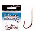 Крючки Gamakatsu LS-5260R NEW LABEL HOOKS RED разм. 10 13шт.