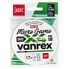 Шнур плетёный Lucky John Vanrex MICRO GAME х4 BRAID Fluo Green 125/012