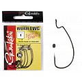 Крючки офсетные Gamakatsu Worm EWG HOOKS SIL STOPPER BLACK разм. 01 5шт.