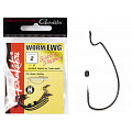 Крючки офсетные Gamakatsu Worm EWG HOOKS SIL STOPPER BLACK разм. 02 5шт.