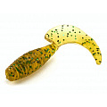 Твистеры съедобные искусственные LJ Pro Series MICRO GRUB 1,0in (02,50)/PA19 15шт.
