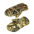 Варежки камуф. мех. мембр. алова лес
