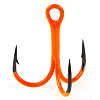 Крючки-тройники Lucky John  Orange UV LJH201 разм.001 6 шт.