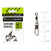 Вертлюги c застеж. Feeder Concept STRONG SWIVEL 007 7шт.